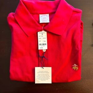 Brooks brother large polo shirt red